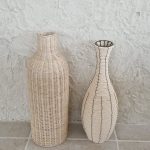 Vase en rotin